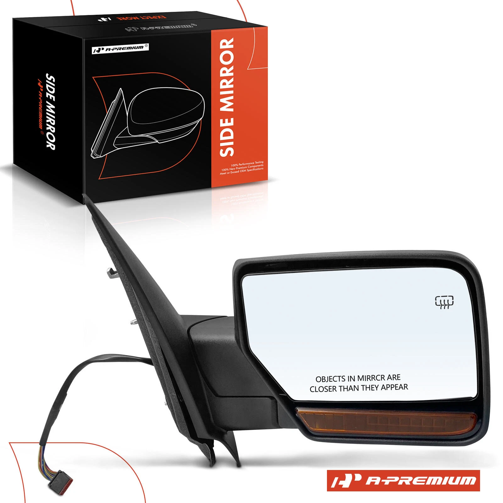 A-Premium Passenger Power Mirror w/ Power Fold for Ford Expedition Lincoln 2011