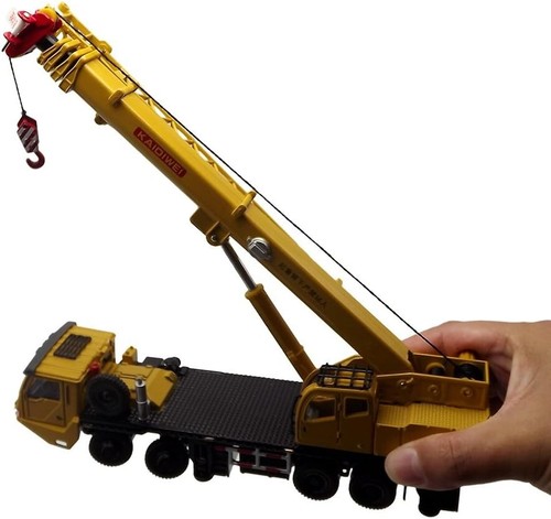 Durable Alloy Die-Cast Crane Truck Model - Enhances Coordination & Imagination - Picture 8 of 9