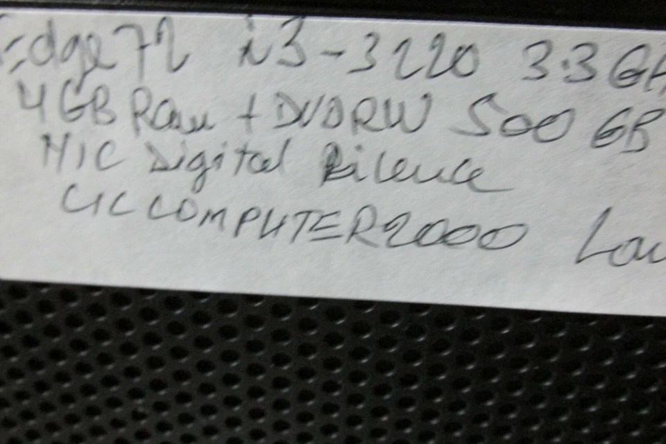 Lenovo Computer Edge72 TOWER Intel i3-3220 3.3GHZ Quad Core 4GB DDR3 500GB win10 - Image 3 of 4