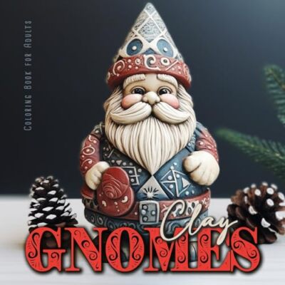 Verlag - Tonzwerge Malbuch für Erwachsene Weihnachtszwerge C - J555z