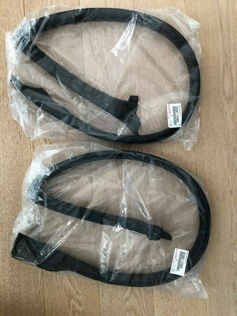 GENUINE Toyota MR2 SW20 Door Glass Roof Molding Seals left right
