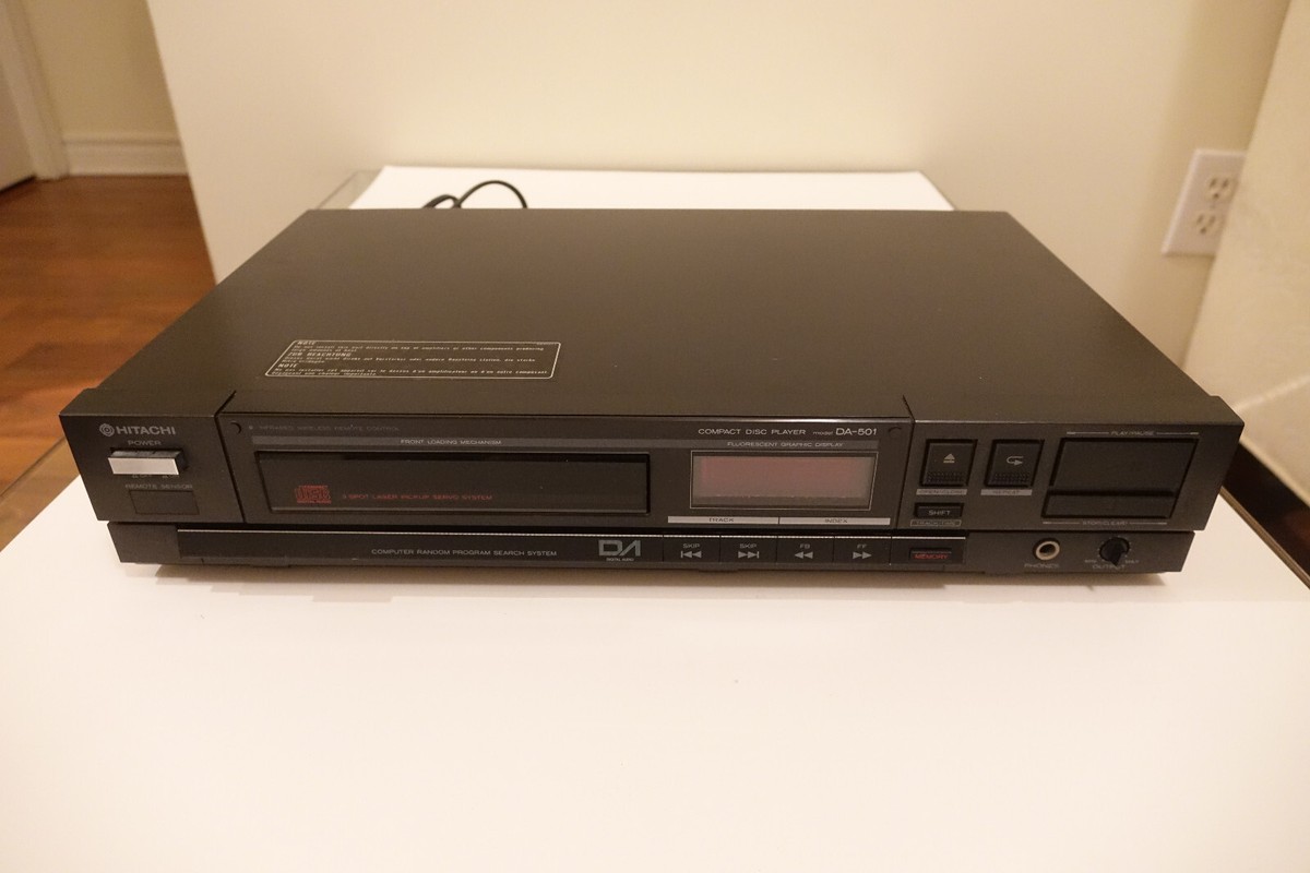 Vintage Hitachi DA-501 CD Player 1985 - Tested Working Runs