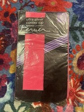 Vintage Lerner UltraSheer Sandlafoot Pantyhose Size Medium Pink joy Color