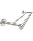 Double Towel Bar Brushed 18 Inch 304 Stainless Steel Towel Rack for Bathroom ...