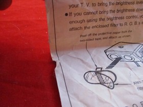R.O.B. The Robot Nintendo NES Console Accessory "Please Note" Insert ONLY