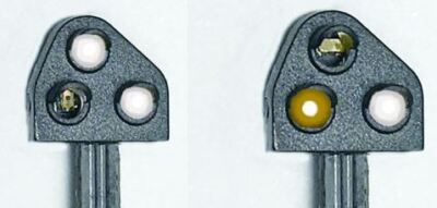 Bodenposition Signal Kit modern gelb Train Tech GK4