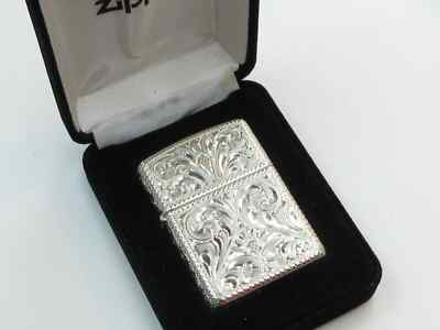 Unused Silver King Sterling Armor Zippo (925 Silver) | eBay