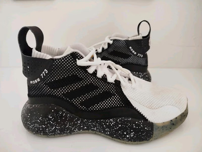 Adidas D Rose 773  Herren Basketballschuhe Schwarz/Weiß Sneakers Gr. 39 