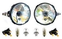 2X Scheinwerfer GlüHbirnen R2 12V U. Steckern Positionslicht Fernlicht Traktor