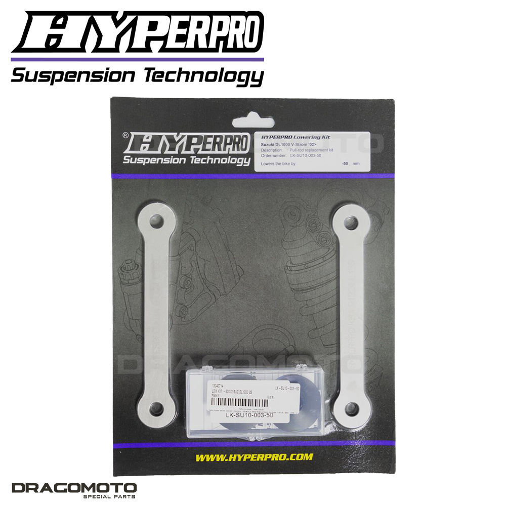 Kit rabaissement Hyperpro V-Strom DL 1000 suspension moto Suzuki 2012