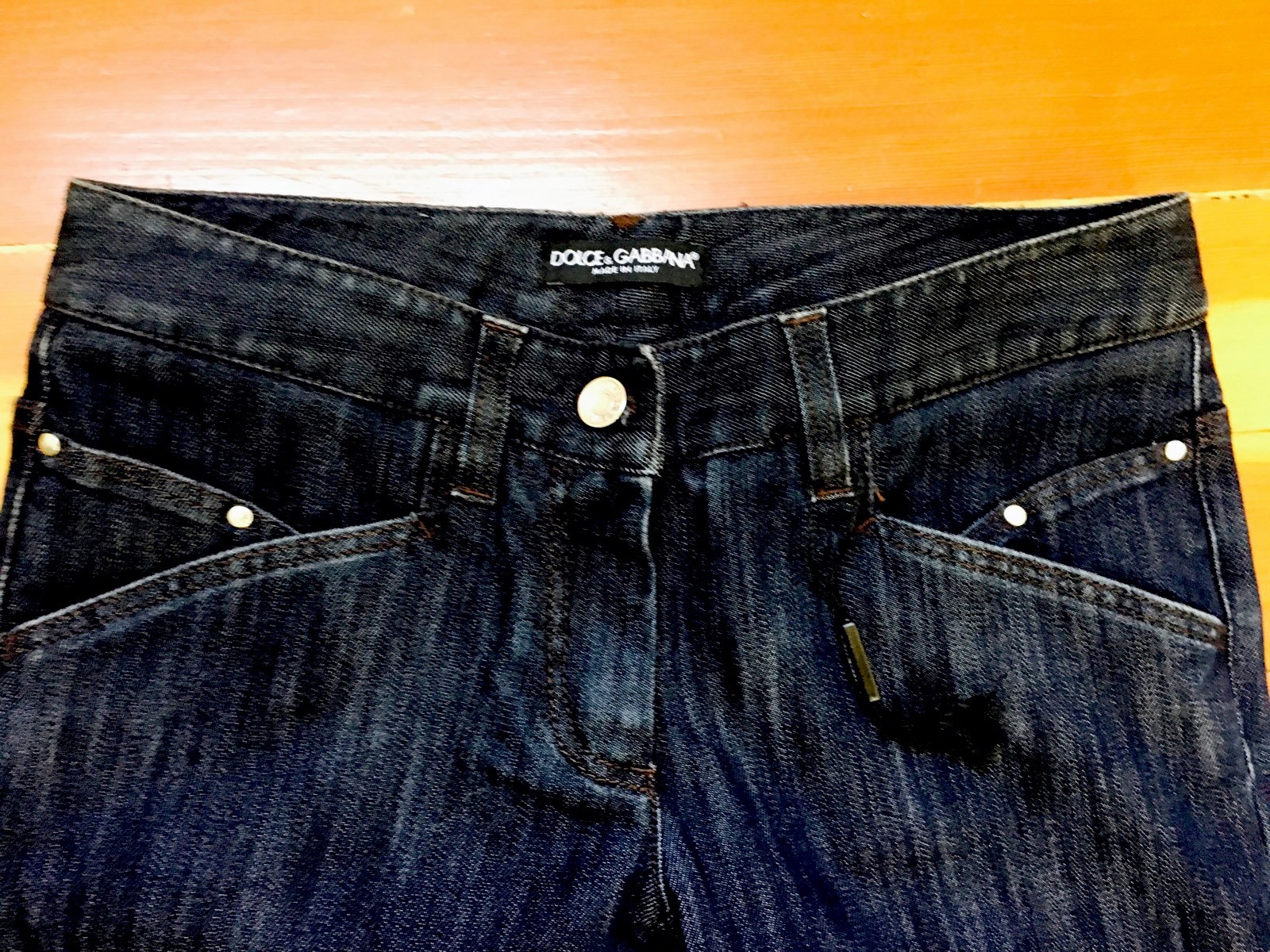 DOLCE & GABBANA D&G womens dark skinny jeans ankle zipper IT 38 US 2 $595 image 4