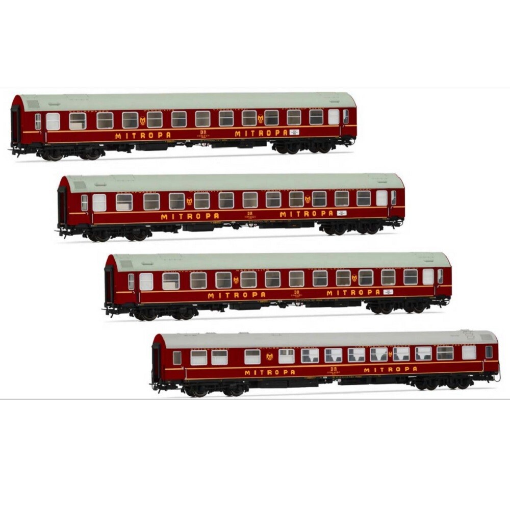 Rivarossi HR4379 DR Set Mitropa Carriages Type OSShD Typ B 2 WLAB