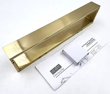 ICO Bath Volkano Erupt V1120-BGL Brushed Gold Light 12" Towel Bar