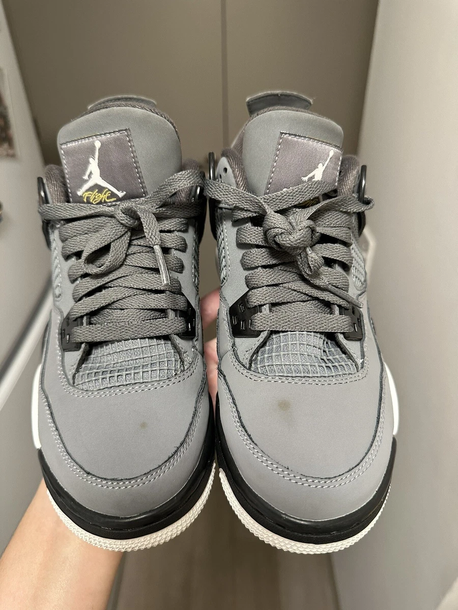 Nike Air Jordan 4 IV Retro Cool Grey Size 6.5 Y OG GS Gray White 2019 408452 007