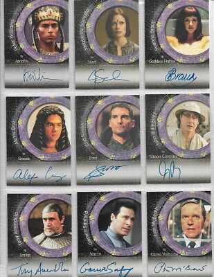 Autographed STARGATE SG 1 SIGNED Jessica Steen - Mel Harris - Alexis Cruz - Cox