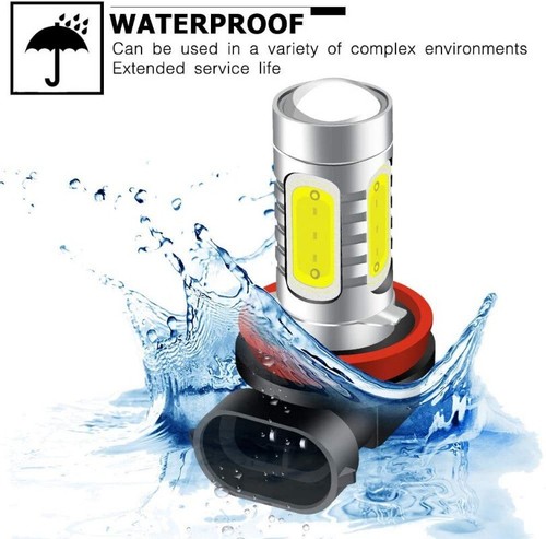 Pair H11 H4 H7 9005 9006 Car 7000K HD LED Front Fog Light Bulbs Kit 7.5W - Picture 5 of 5