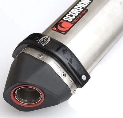 R&G Exhaust Protector (Scorpion Serket Exhaust) Black BMW F650GS 2008 - 2011 - Image 2 of 2
