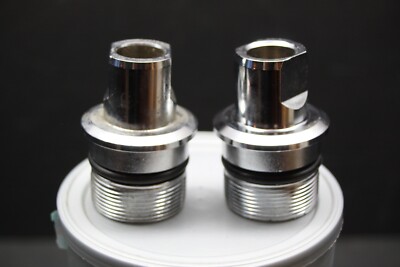 A　ロンスプ　ハーレー NOS - OEM Harley-Davidson '84-'01 CHROME 41MM FORK TUBE Top Caps