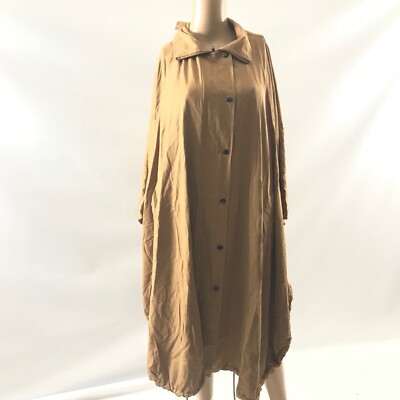 Anthropologie Pilcro Khaki Oversize Poncho Utility Jacket in Tan