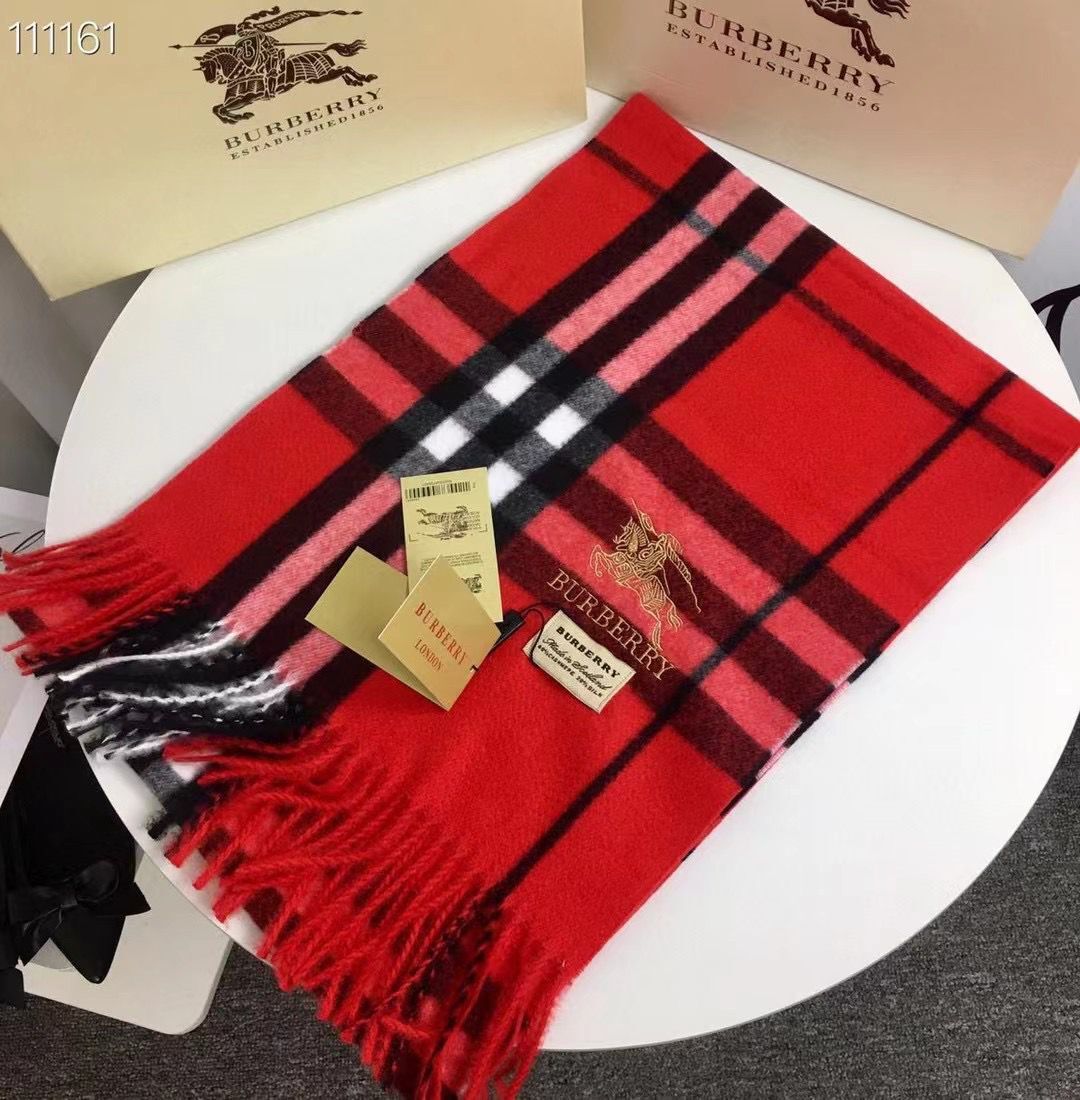 Burberry Fashion Character Scarf Size 30 x 180