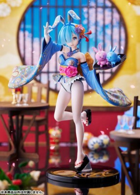 FuRyu Rem Wa-Bunny Ver Re:ZERO Scale 1/7 Figure  USA Ship Seller 
