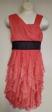 My Michelle Girls Dress Size 8 Pink Ruffled Special Occasion Holiday Pageant
