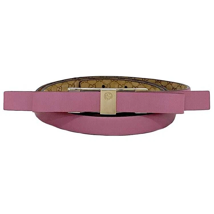 Ruban taille Gucci rose imbriqué 282247 ec 20158 bon état