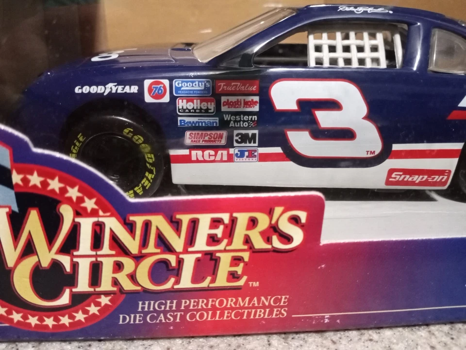 Dale Earnhardt #3 AC/DELCO vehículo azul CÍRCULO DEL GANADOR 1997 SERIE DE AUTOS DE STOCK Foto 4 de 4