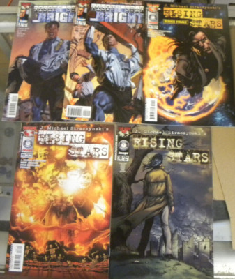 Image 2000 J Michael Straczynski 5 issues RISING STARS 10 23 24 BRIGHT 2 3