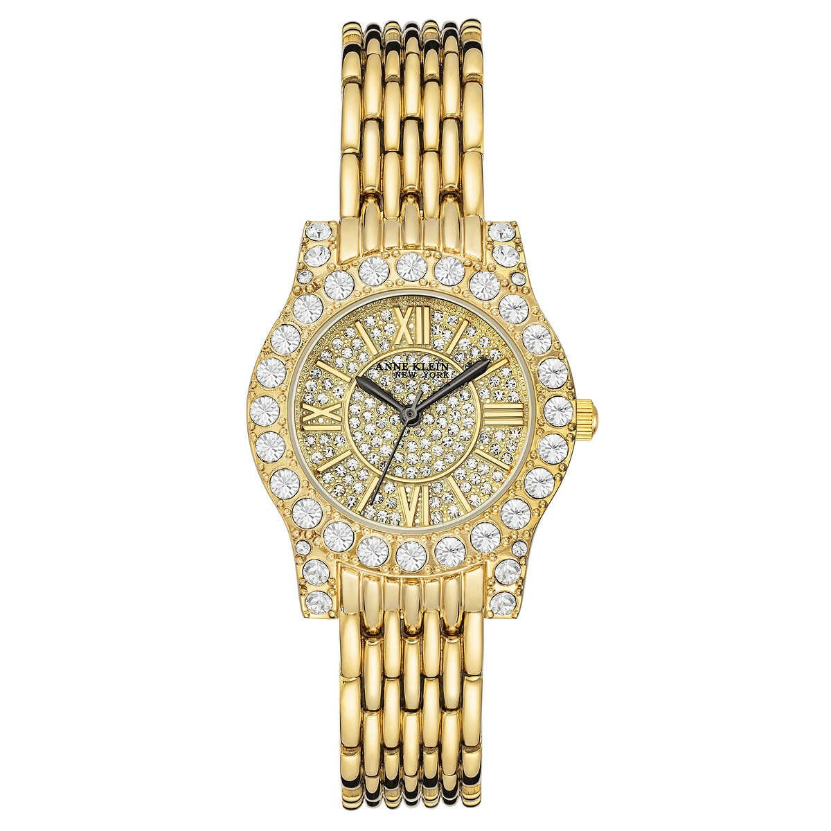 Anne Klein 12/2342PVGB Ladies Gold Tone Pave Crystal Dial  display picture 1