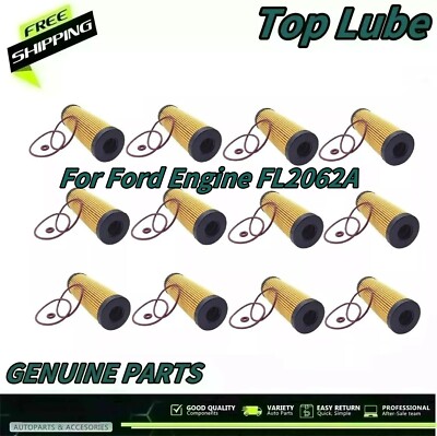 Set of 12 FL2062A For Ford Engine Oil Filters FT4Z6731CA OE replacement