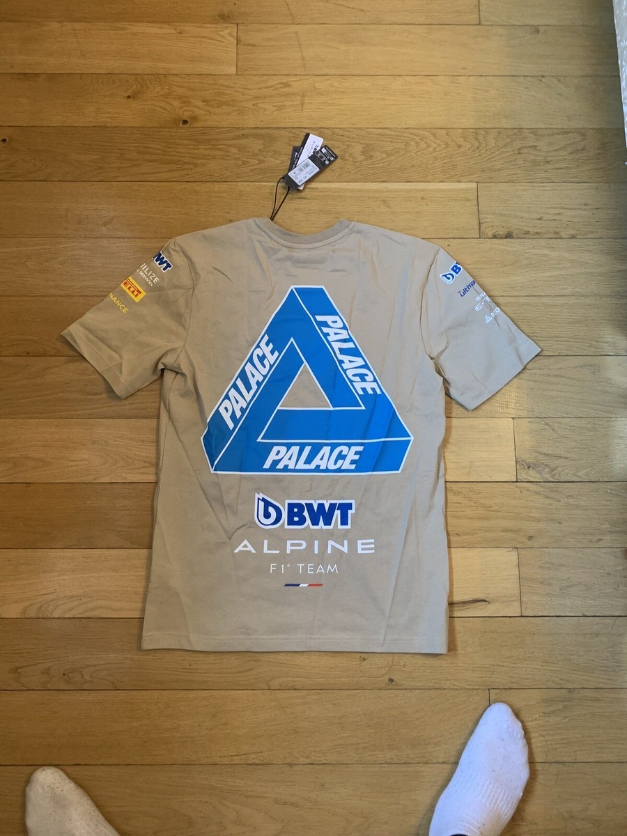Palace Kappa For Alpine T-Shirt Tan Size Medium Brand New | FREE 
