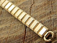 Flex-Let NOS Vintage Unused Gold Filed Watch Band Ring End Ladies Expansion