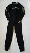 Coral Reef Thermoflex Long Sleeve Wetsuit Black Size ML 5'6"- 130lb. Made USA