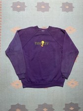 Vintage 90s crewneck sweatshirt tweety bird looney tunes Disney purple medium