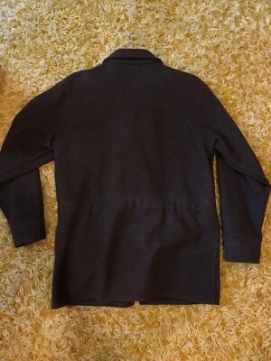 Filson Garment 100% virgin wool jacket men size M black (0557) | eBay