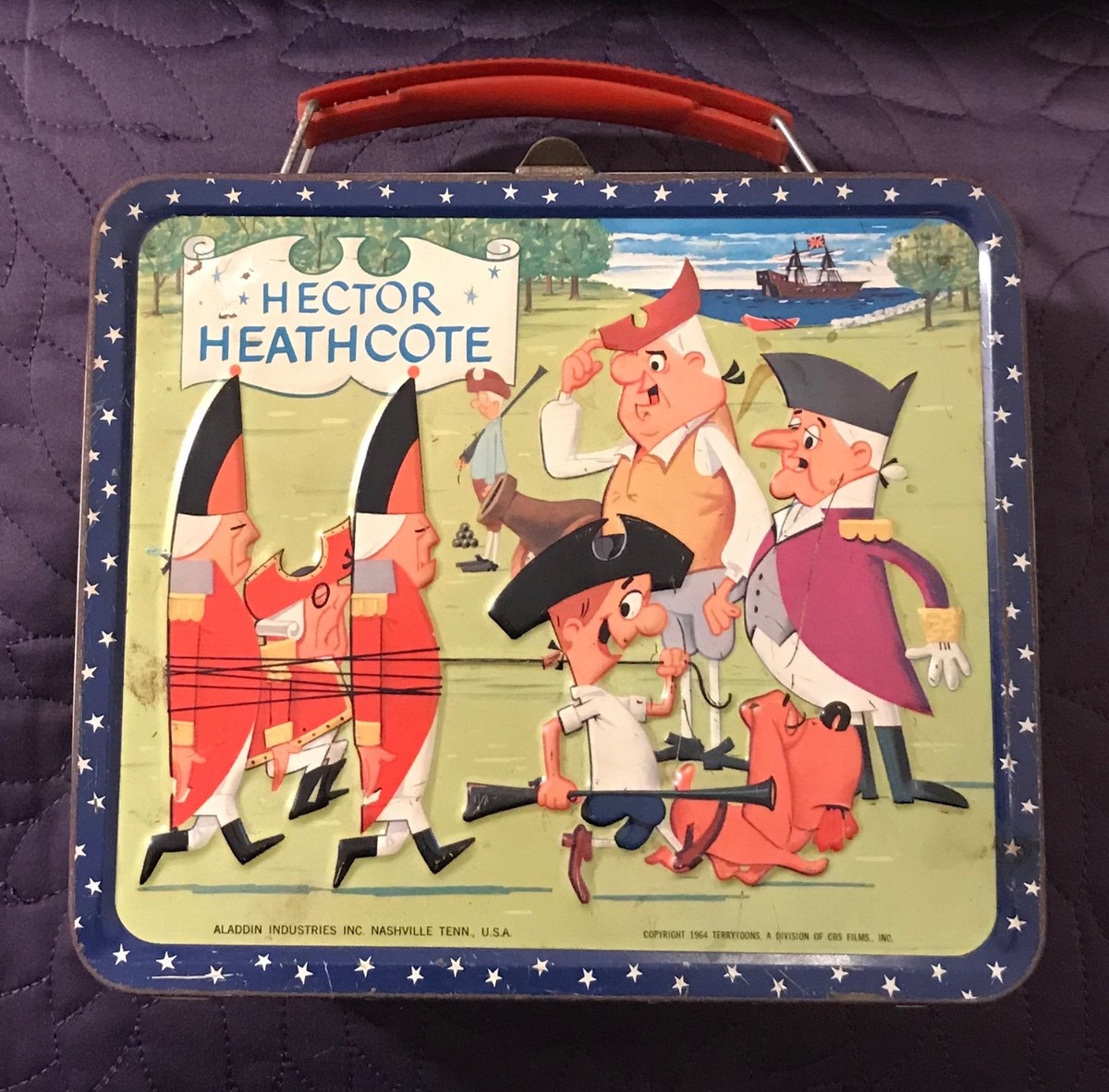 HECTOR HEATHCOTE LUNCH BOX ALADDIN 1964 TERRYTOONS VINTAGE | eBay