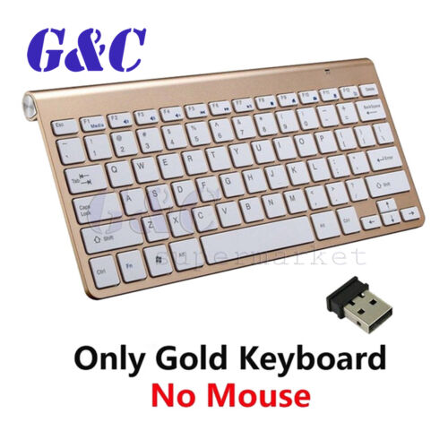 Slim 2.4GHz Cordless Wireless Keyboard and Mouse Set For PC MAC Laptop Tablet - Picture 14 of 20