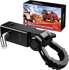 Nilight Shackle Hitch Receiver 2inch Breaking Strength 34 D Ring Shackle
