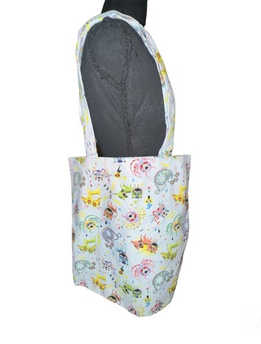New GUCCI Cotton Tote Bag Reusable Eco Shopping Characters Nordstrom
