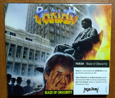 Pariah - Blaze of Obscurity Brazilian version w/ Slipcase Pariah - Blaze of Obscurity Brazilian version w/ Slipcase
