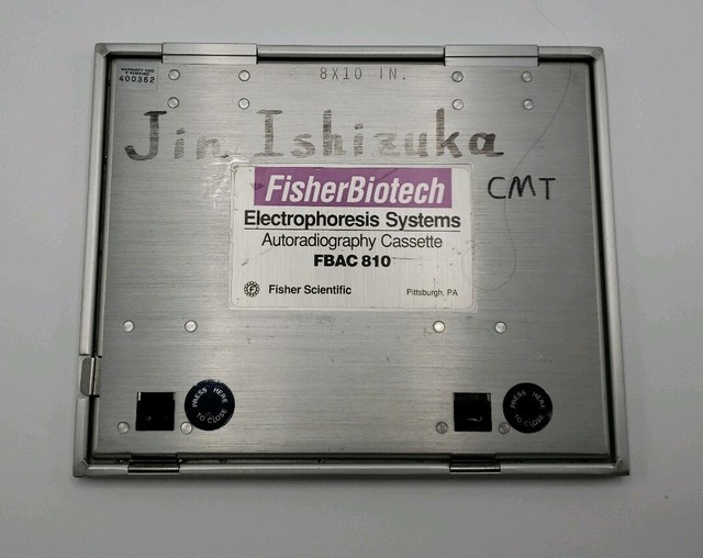 FisherBiotech Electrophoresis Systems Autoradiography Cassette FBAC 810