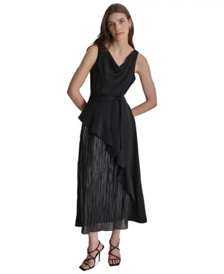 dkny dress black DKNY Women's Dress, Black, 2 at Amazon Women's Clothing store