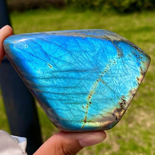 225G Natural elongated stone Madagascar polished crystal healing stone - 第 18/23 張圖片