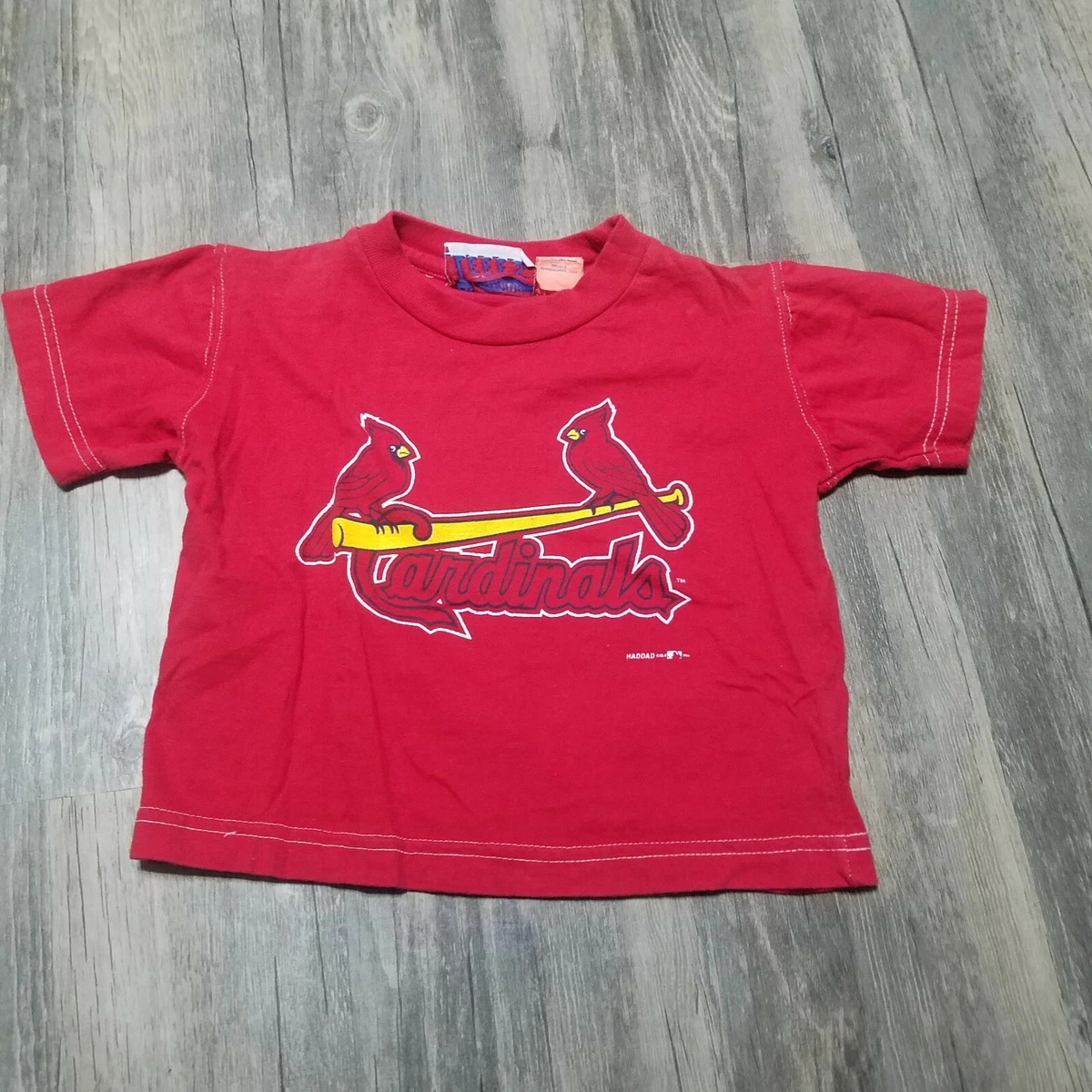 Vintage St Louis Cardinals Baseball Mark McGwire #25 T Shirt Kids Size XS  2-4