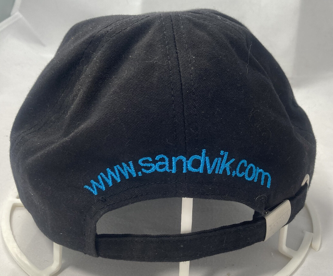 SANDVIK Engineering Mining Strapback Cap Black Tr… - image 2