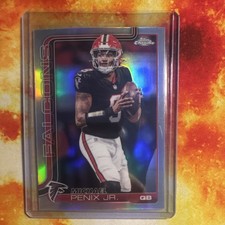 Topps 2025 Chrome Football Michael Penix Jr. Rookie #15 Atlanta Falcons NFL