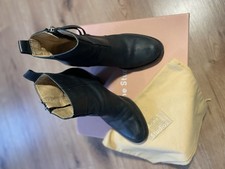 Acne Pistolboots Größe 37 Schwarzes Leder Plateausohle