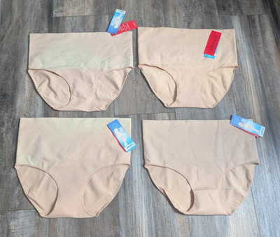 NEW NWT Spanx Everyday Shaping Brief Nude Women's Large A260321 Flawed