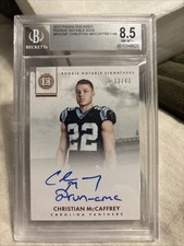 2017 Panini Encased Rookie Notable Signatures Christian McCaffrey /49 BGS 8.5/10